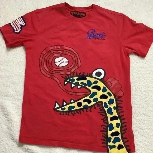 Bass By Ron Bass Graphic Tee size small - Picture 1 of 6